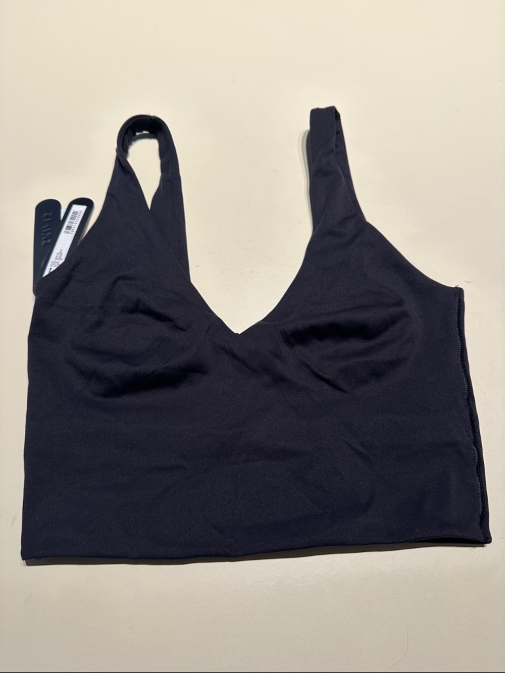 SKIMS NIKE Matte V-Neck Longline Bra NWT